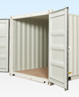 10Ft X 8Ft Shipping Container (One Trip) – White