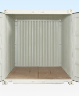 10Ft X 8Ft Shipping Container (One Trip) – White