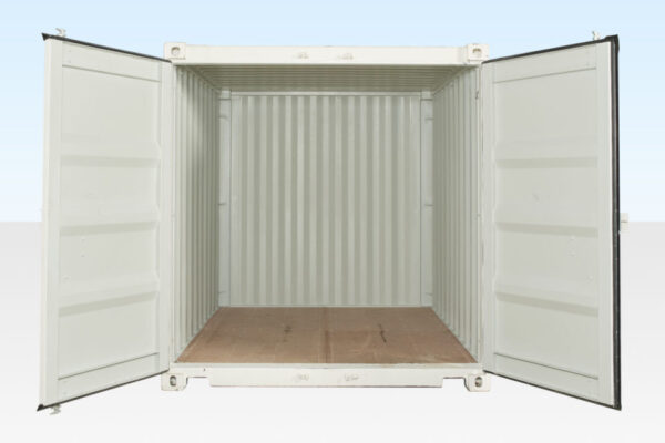 10Ft X 8Ft Shipping Container (One Trip) – White