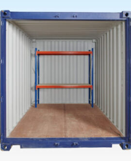 Adjustable, Heavy Duty Two Tier Racking For Rear Of Container