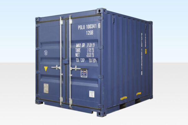 10Ft X 8Ft Shipping Container (One trip) – Blue