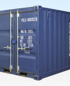 8Ft Shipping Container One Trip (Blue)