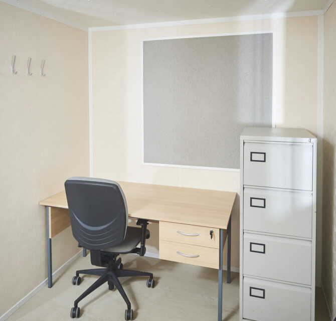 12Ft x 8Ft Steel Anti-Vandal Office Cabin