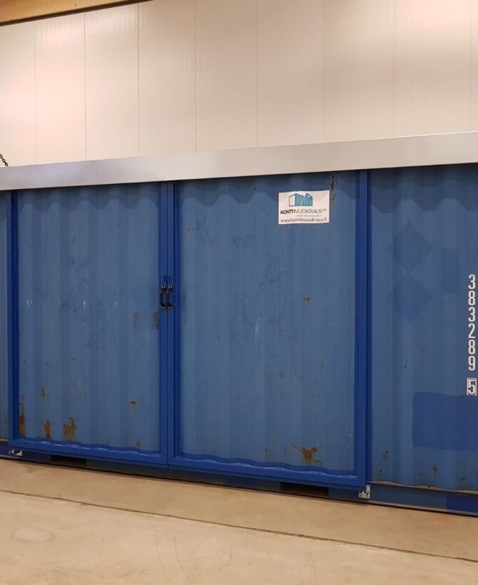 20ft Hi Cube Container (9′ 6″ high) suitable for IBC storage Sliding Door