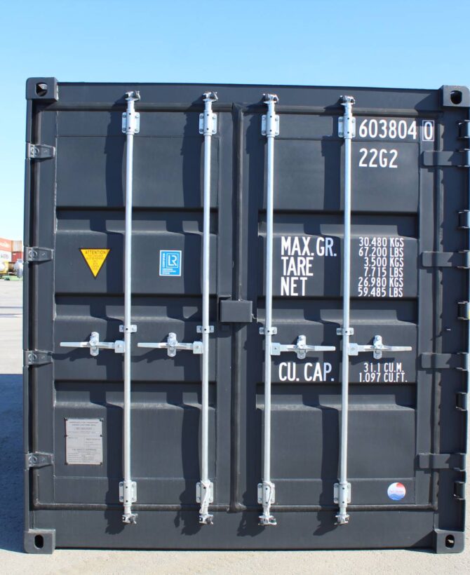 20ft High Cube Container – Hazardous Waste Container, Side opening (9ft 6′ high)