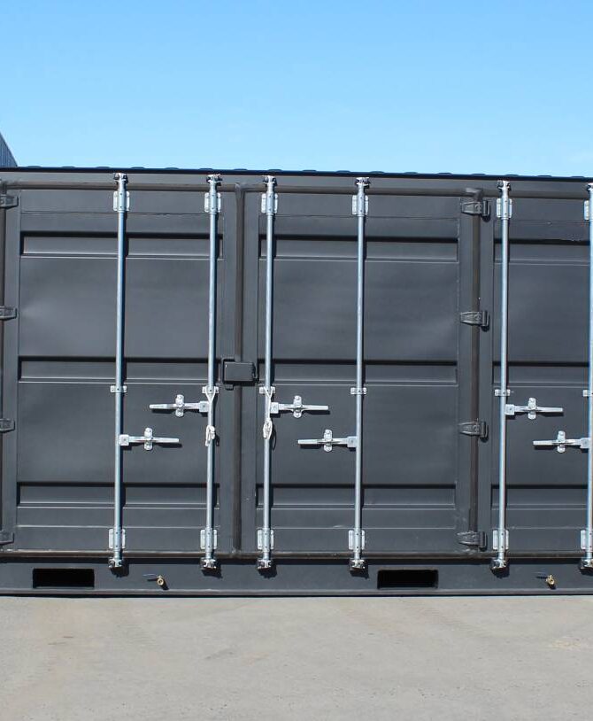 20ft High Cube Container – Hazardous Waste Container, Side opening (9ft 6′ high)