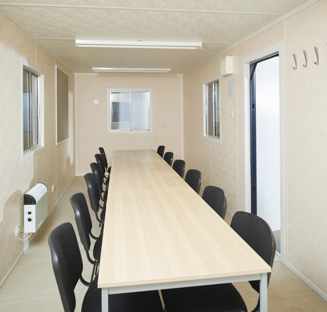 24Ft x 9Ft Steel Anti-Vandal Office Cabin