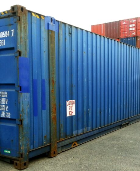 45′ HCPW  Shipping Container Blue (RAL 5013)