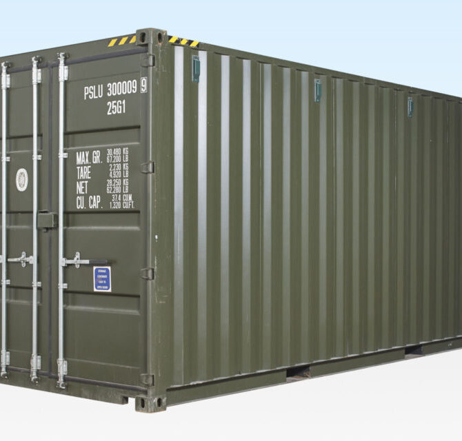 20ft High Cube Container – One Trip (9ft 6′ high)