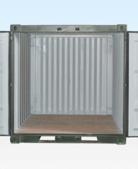 8Ft One Trip Shipping Container (Green)