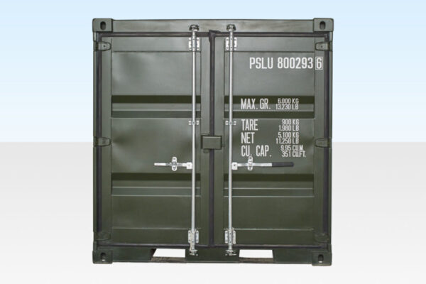 8Ft One Trip Shipping Container (Green)