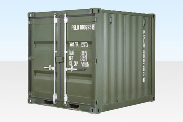 8Ft One Trip Shipping Container (Green)