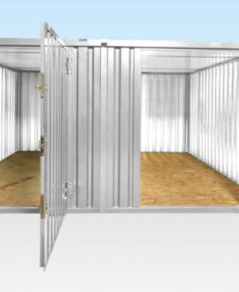 4M X 4.2M Side Linked Flat Pack Container Bundle (Galvanised)