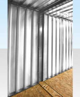 6M X 2.1M End Linked Flat Packed Container Bundle (Galvanised)