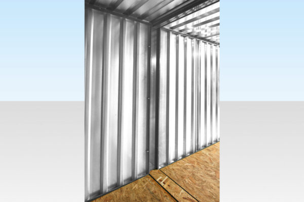 6M X 2.1M End Linked Flat Packed Container Bundle (Galvanised)