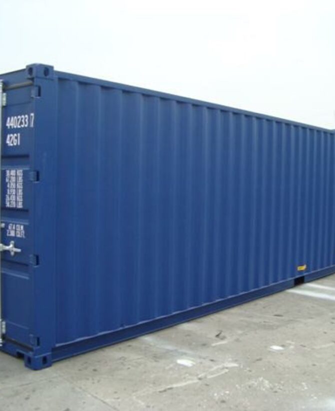 40ft High Cube (9′ 6″ high) Double Door Container (DD)