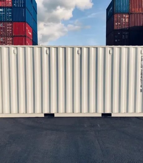 20ft Shipping Container (One Trip) White (RAL 9003)