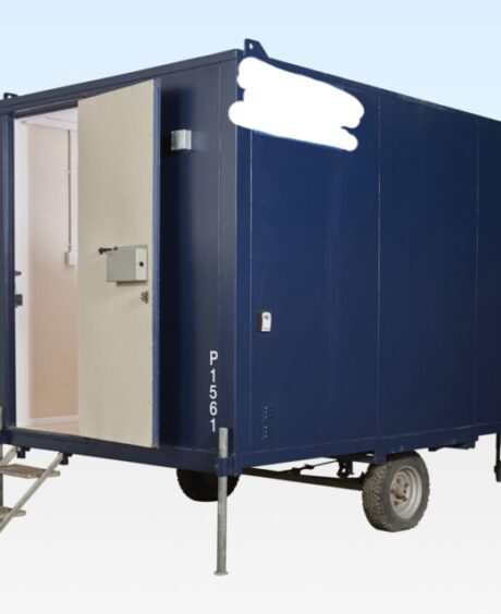 12Ft x 7Ft 6in Steel Mobile Anti-Vandal Office Cabin