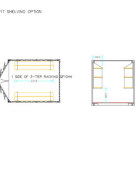 Fastfit Three Tier Racking (Single Bay)